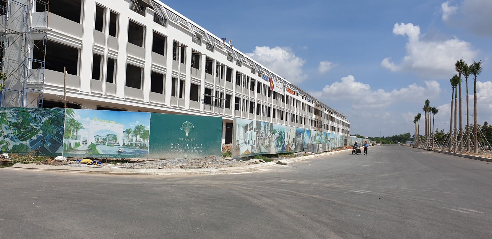 Nhà phố 1 trệt 2 lầu đường Hùng Vương nối dài, Phường 6, TP.Tân An, Long An