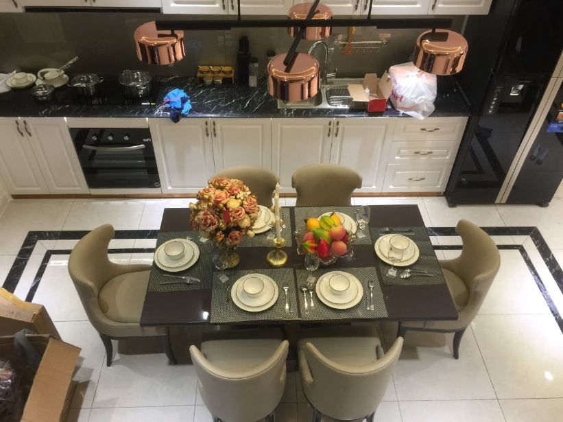 Mẫu phòng bếp dự kiến của dự án Lavilla Green City Tân An