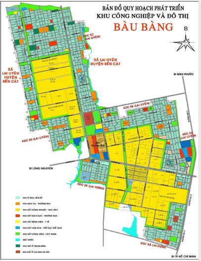 Bản đồ quy hoạch & kế hoạch sử dụng đất tại huyện Bàu Bàng, Bình Dương mới nhất 2019 - 3