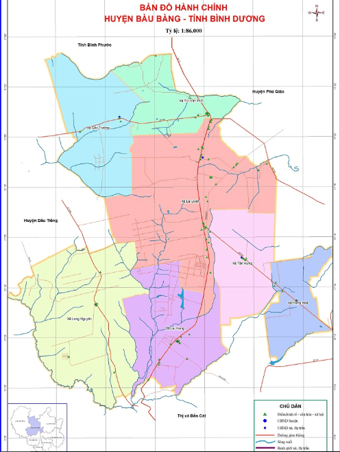Bản đồ quy hoạch & kế hoạch sử dụng đất tại huyện Bàu Bàng, Bình Dương mới nhất 2019 - 1
