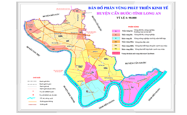 Bản đồ quy hoạch huyện Cần Đước năm 2019 - 4