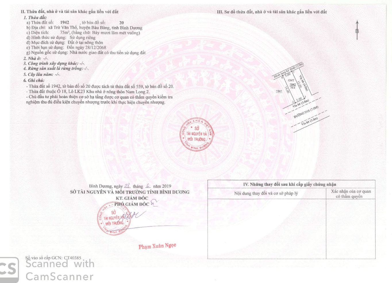 Sổ hồng Phúc An Garden 2