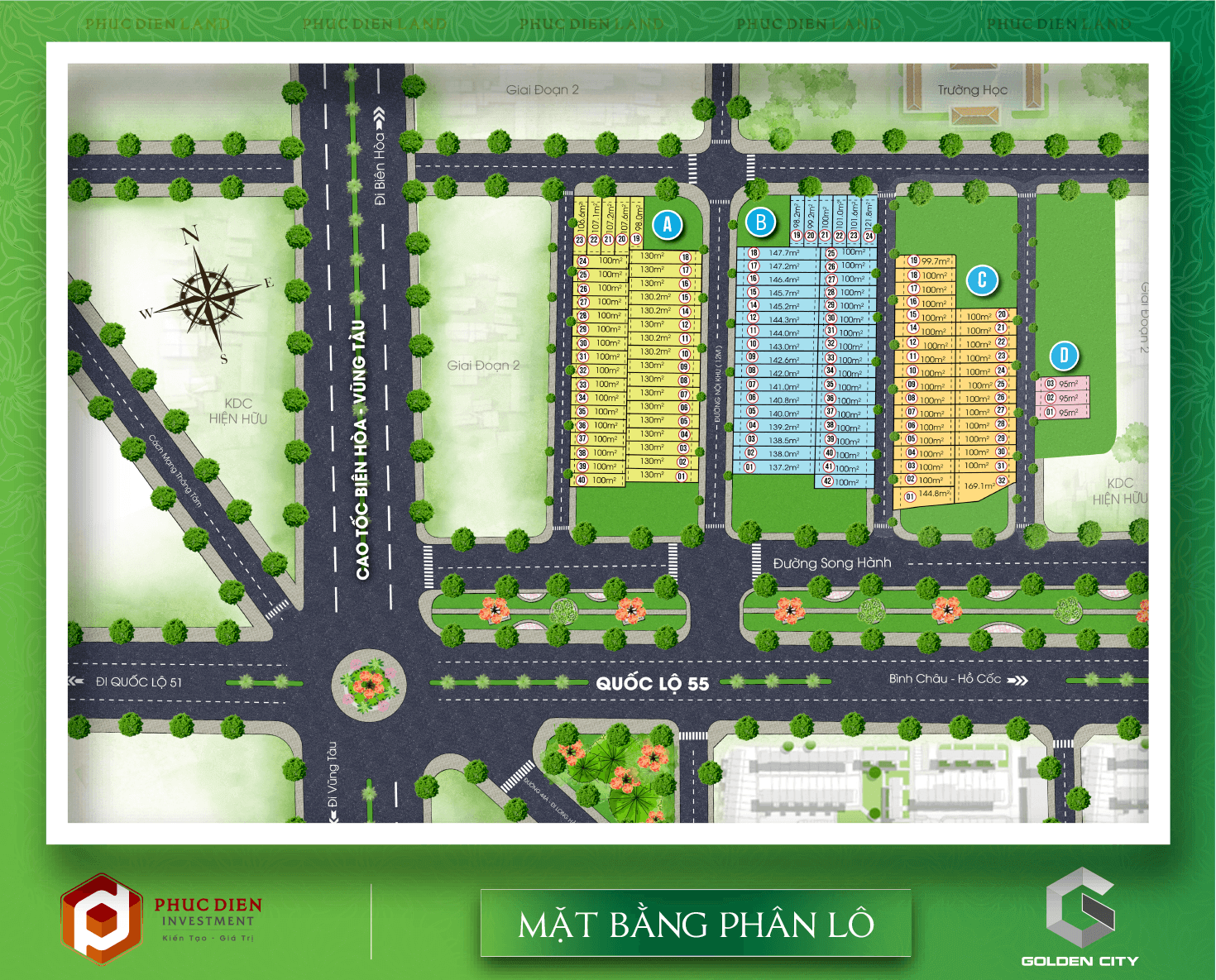 Dự án Golden city Bà Rịa - 3