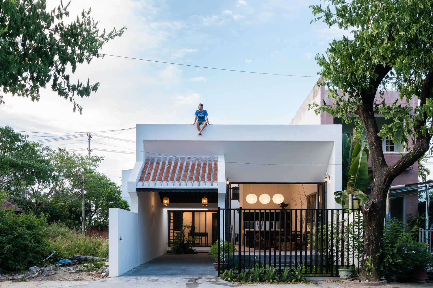 Mẫu nhà cấp 4 mái bằng nông thôn - 2