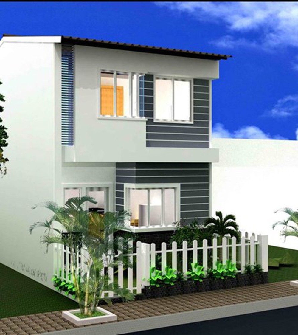 Mẫu nhà cấp 4 đẹp 5x20m dạng nhà ống - 3