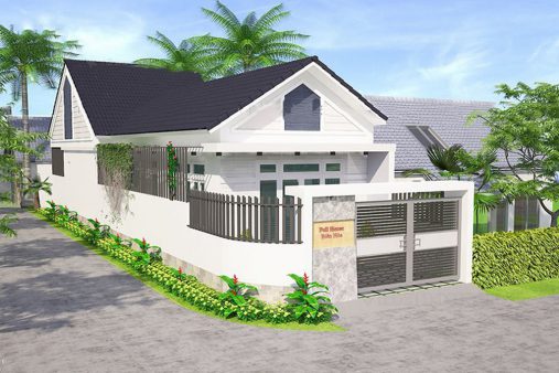 Nhà cấp 4 mái thái hiện đại - 3