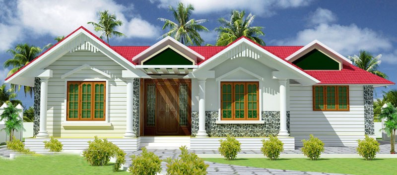 Nhà cấp 4 mái thái nông thôn - 2