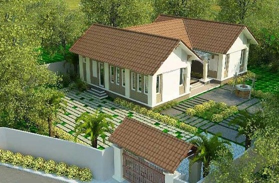 Nhà cấp 4 mái thái nông thôn - 3