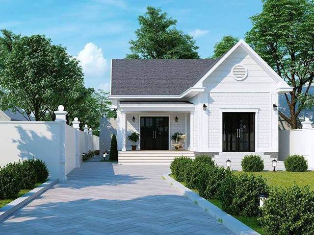 Nhà cấp 4 đơn giản 2 phòng ngủ mái thái - 8