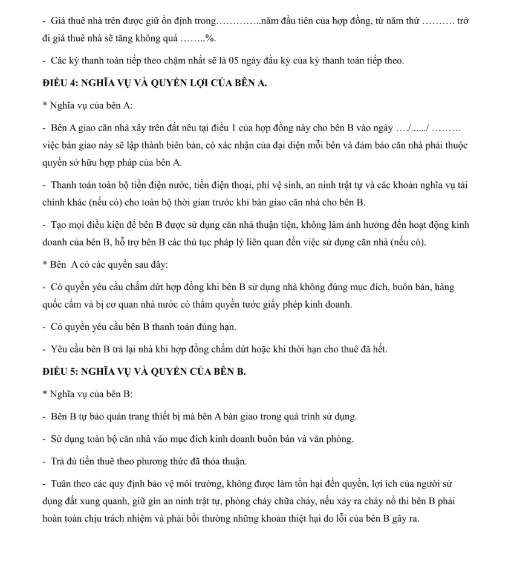 Hợp đồng thuê mặt bằng - 3