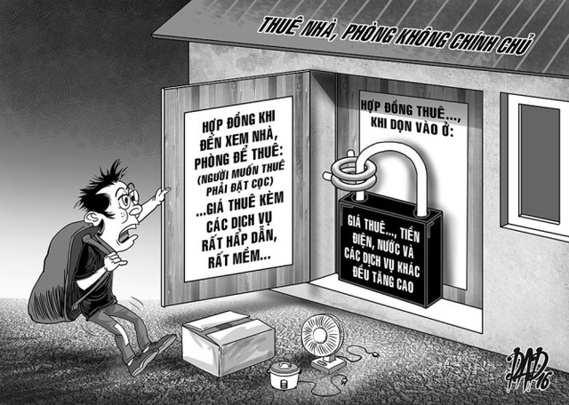 muôn kiểu lừa đảo phòng trọ