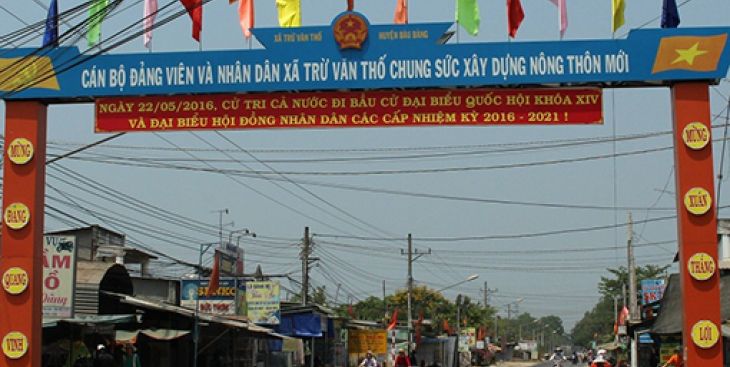  Xã Trừ Văn Thố thay đổi khi hạ tầng được đầu tư mạnh