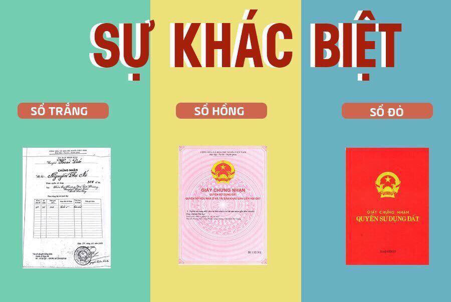 Phân biệt sổ xanh sổ trắng sổ đỏ sổ hồng - 1