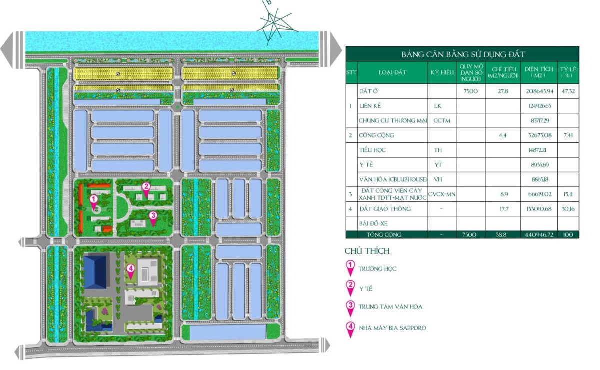 Tổng thể Vista Land Trần Anh