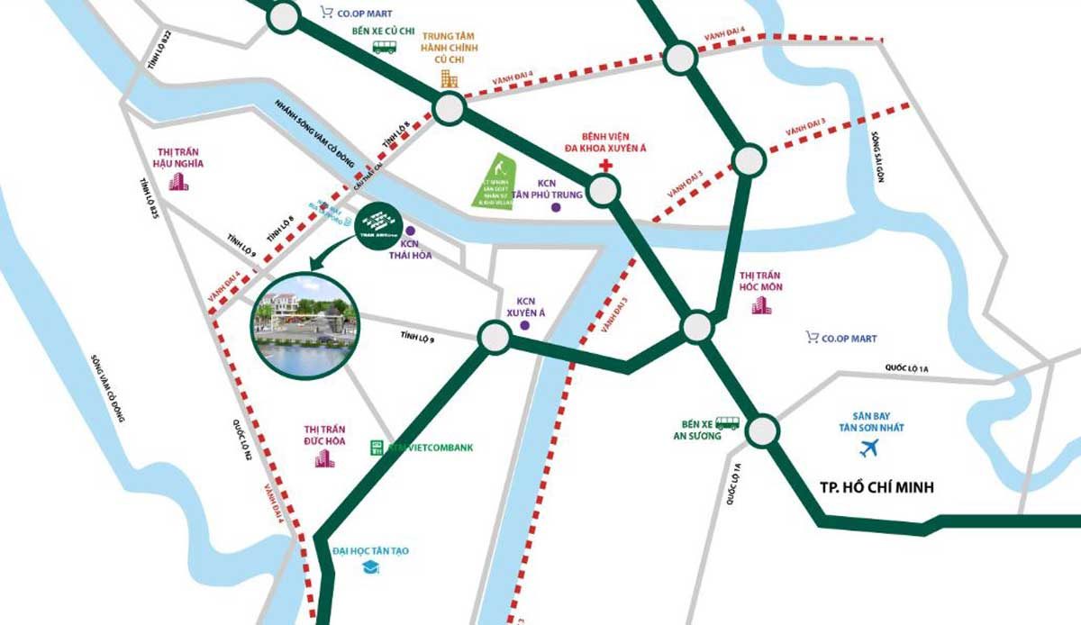 Vị trí Vista Land City