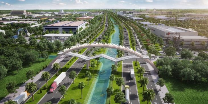 KCN Trần Anh Tân Phú gây sốt ở Long An (Mô hình KCN xanh)