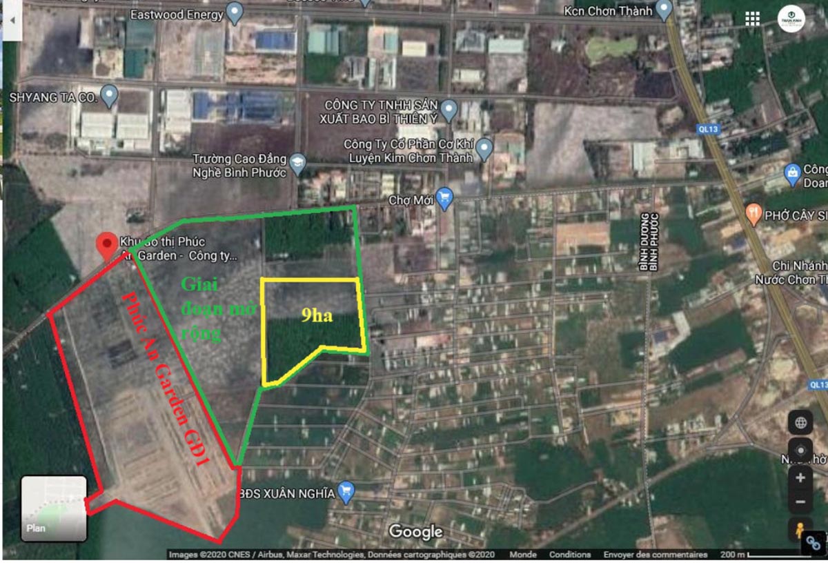 Vị trí dự án Trần Anh Molita