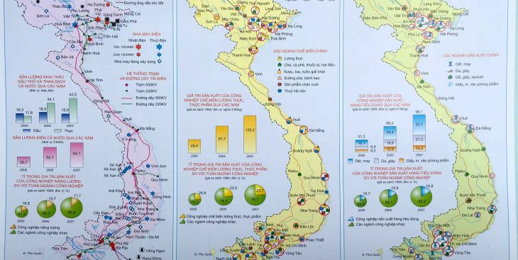 Vùng công nghiệp: phân vùng công nghiệp tại Việt Nam