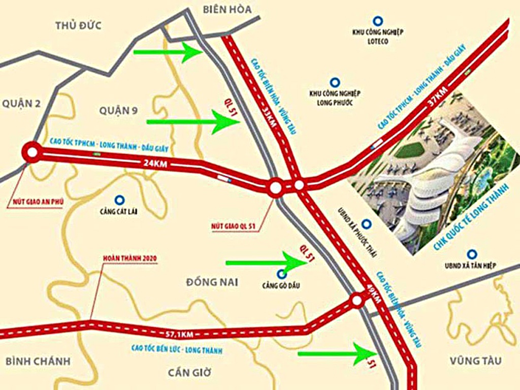 đất mặt tiền Quốc lộ 51, Biên Hòa, Đồng Nai - 1