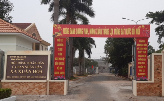xã Xuân Hòa, huyện Xuân Lộc 