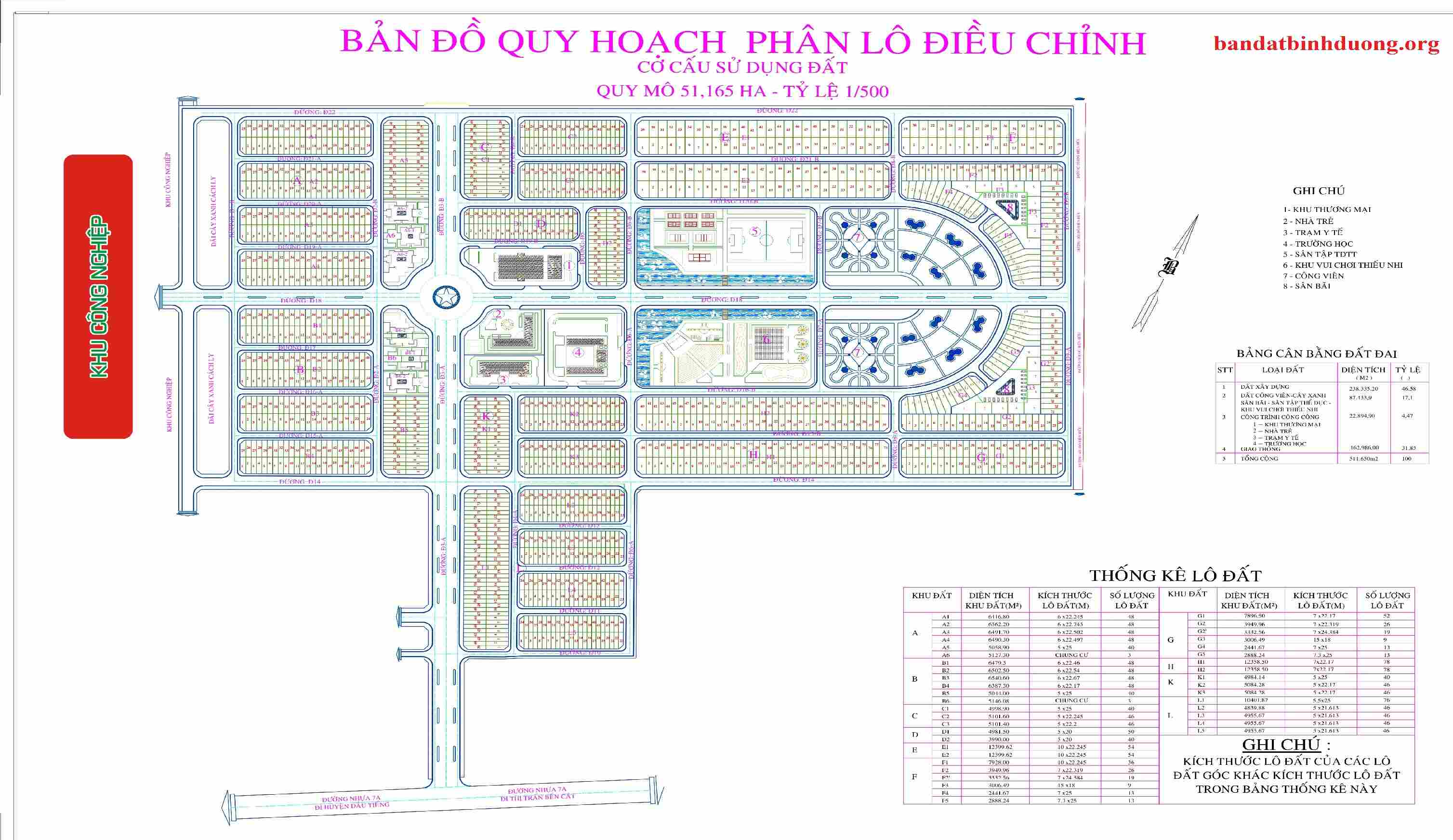 Bản đồ quy hoạch Khu công nghiệp Rạch Bắp 
