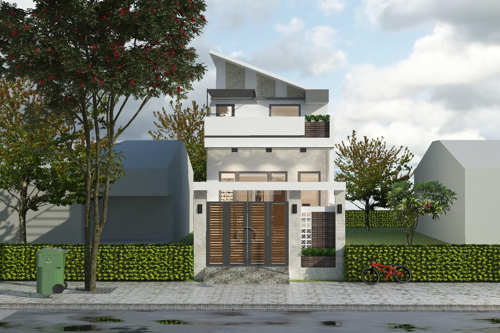Nhà 1 tầng có gác lửng đẹp 3