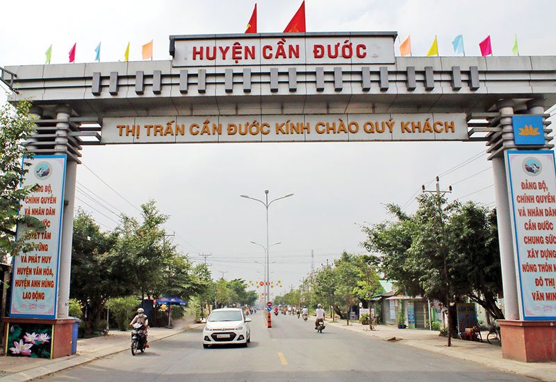 Sức bật của nhà đất Cần Đước