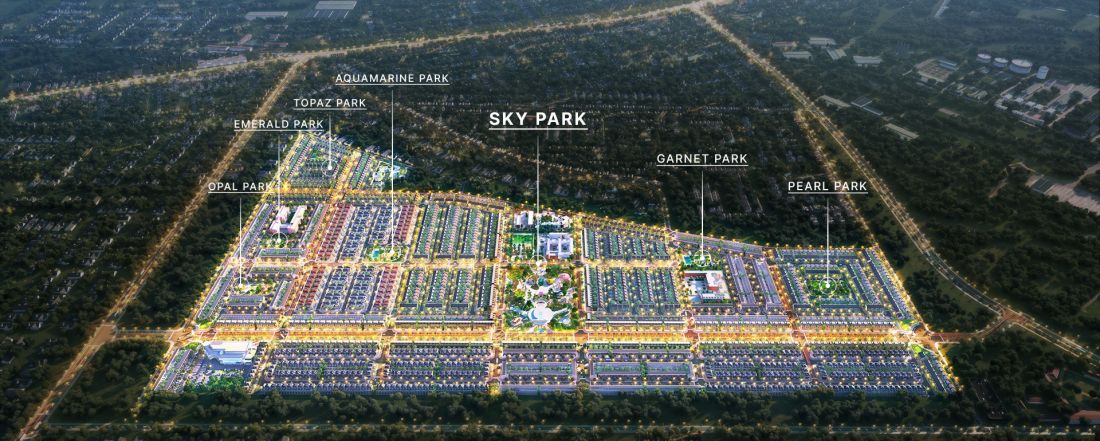 Quy mô dự án khu đô thị Gem Sky World