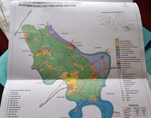 Bản đồ quy hoạch huyện Tân Trụ, Long An năm 2020 (mới nhất)