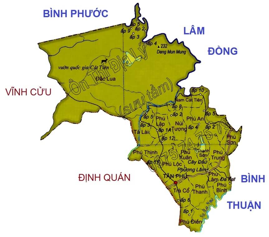 bán nhà thị trấn Tân Phú, Đồng Nai 1