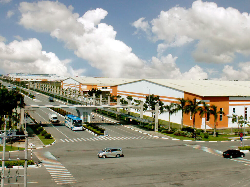 đường trong khu công nghiệp 3