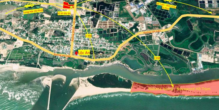 Phân tích tiềm năng vị trí dự án Phước Hội Hồ Tràm