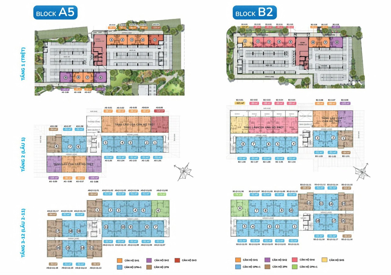 Thiết kế khu căn hộ