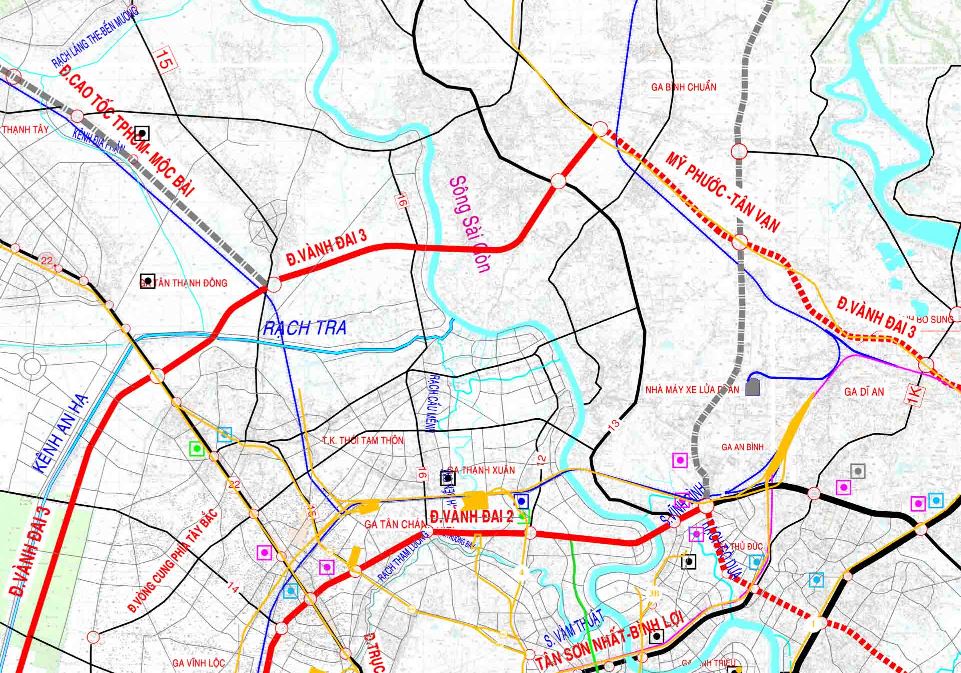 đường Vành đai 3 đoạn Quốc lộ 22 – Bình Chuẩn