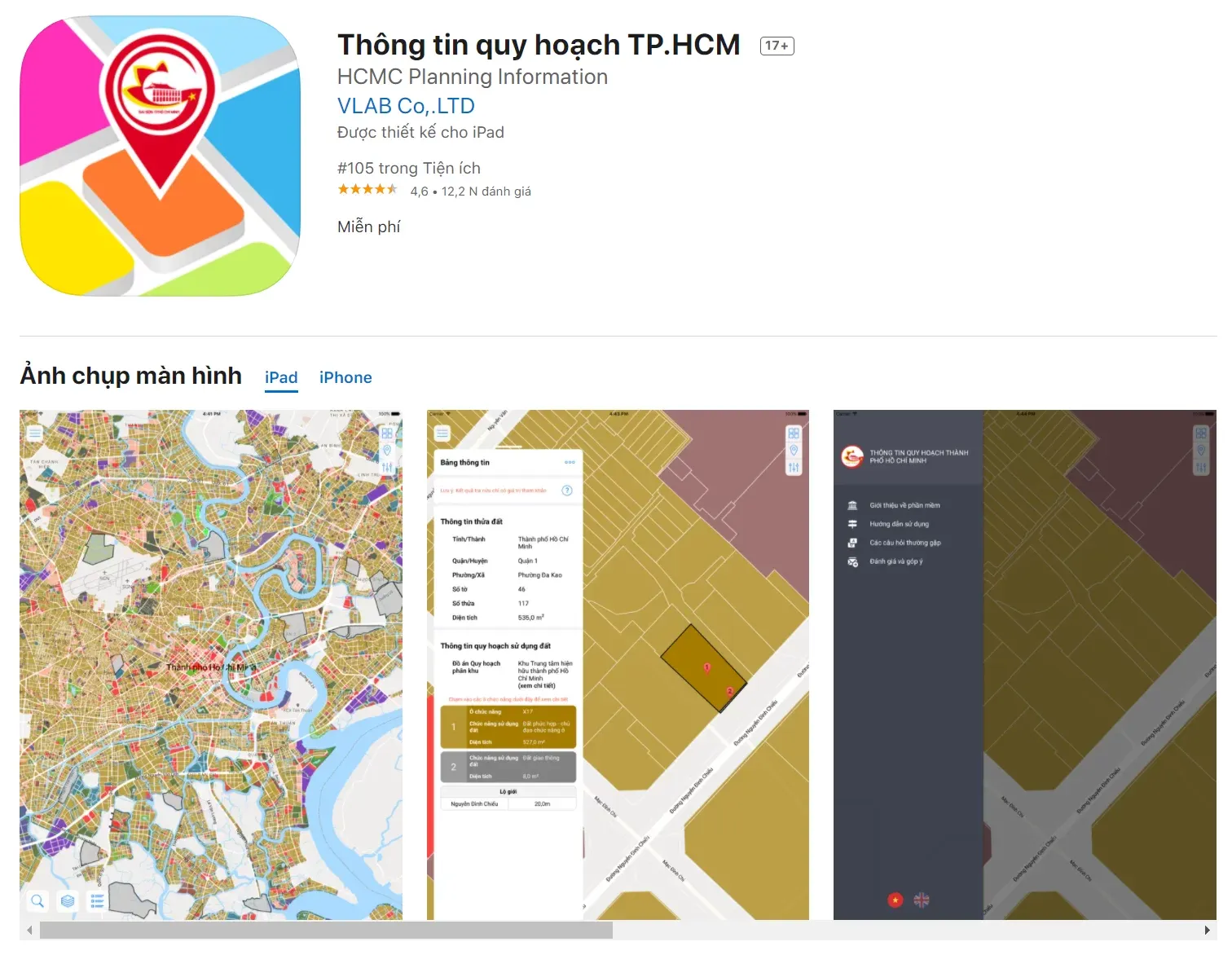 Tra cứu quy hoạch bằng điện thoại