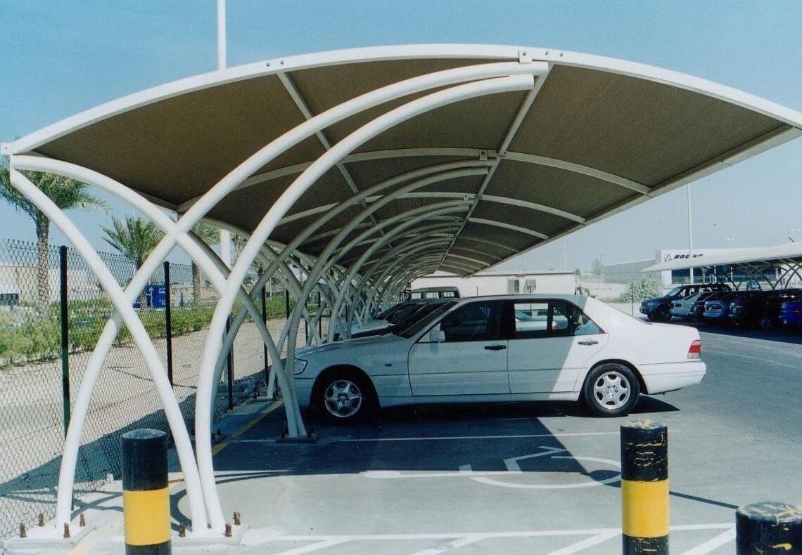 Mái vòm nhà xe 3