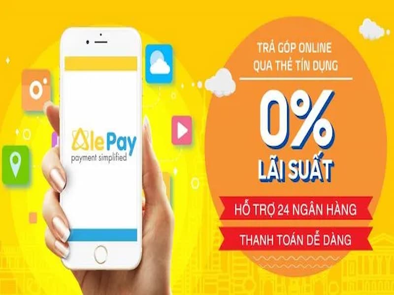 Mua trả góp 0% qua Alepay Online