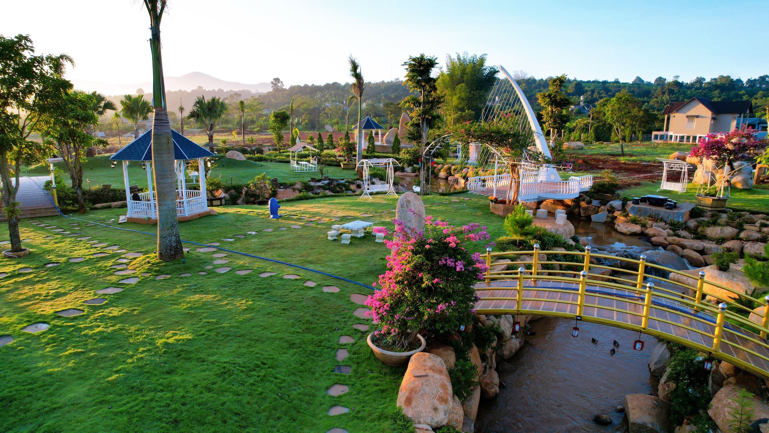 Tiện ích xanh khu nghỉ dưỡng Da Naur villas & homestay