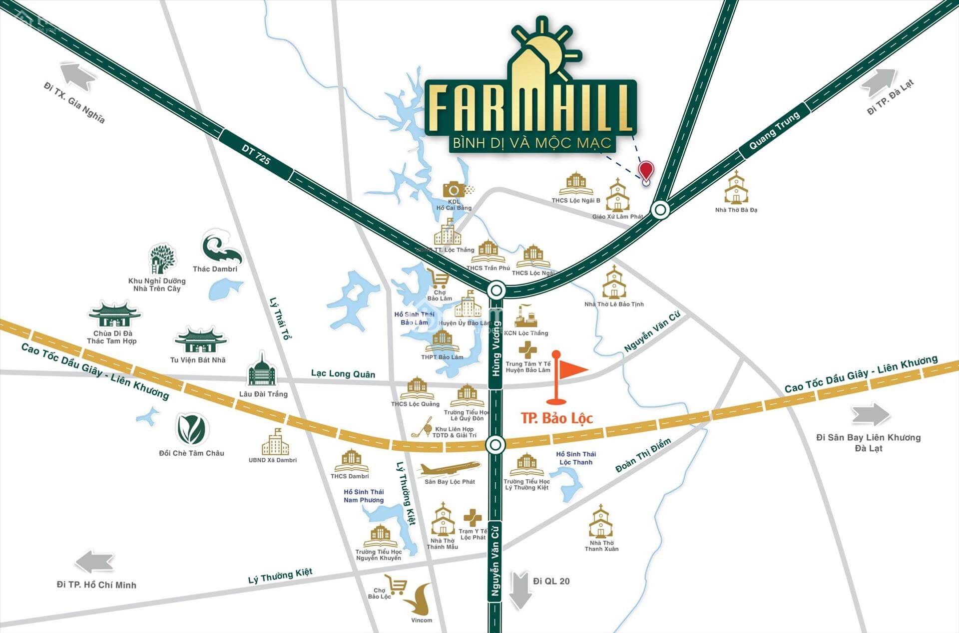 dự án Farm Hill Bảo Lộc 1