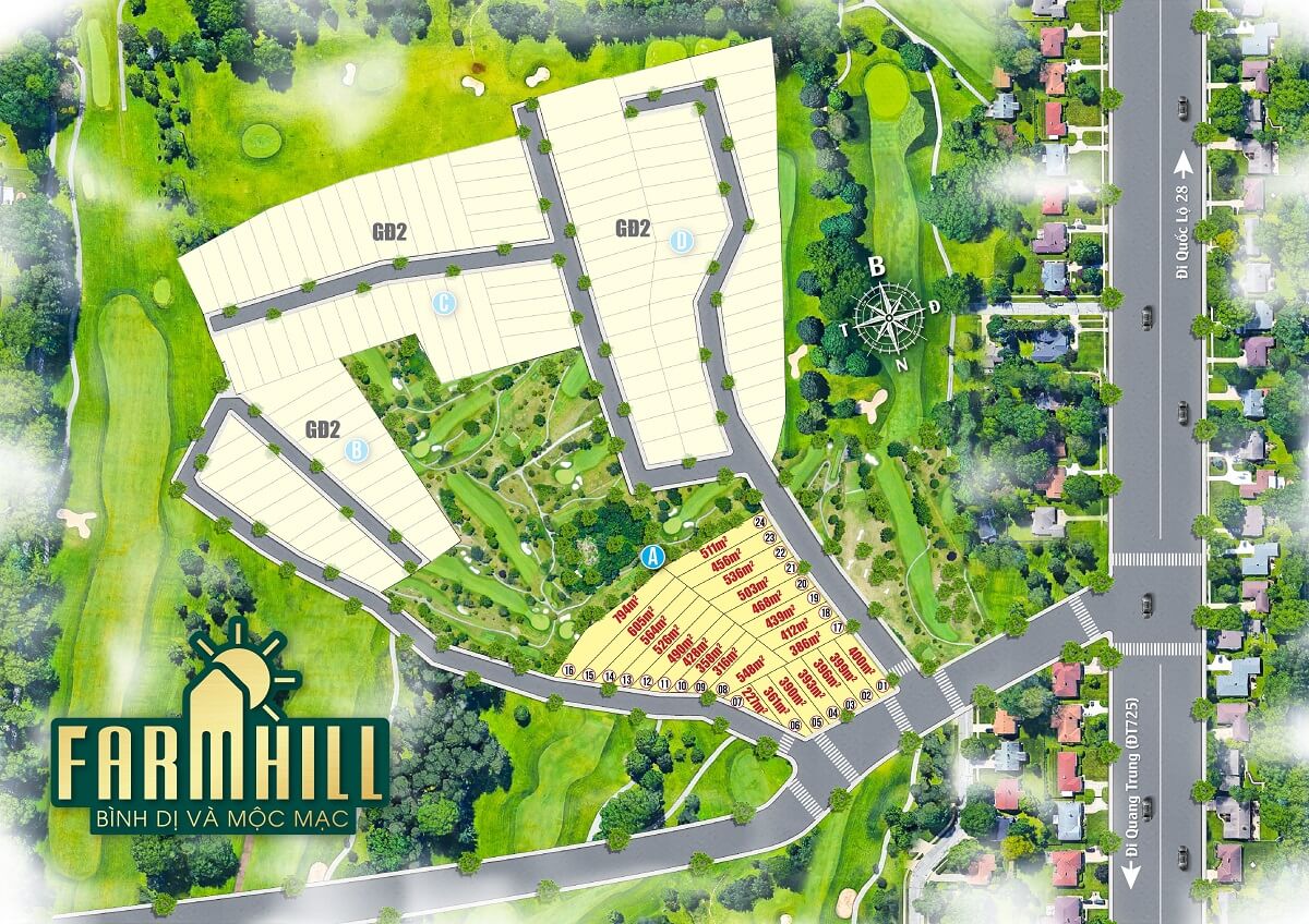 dự án Farm Hill Bảo Lộc 3