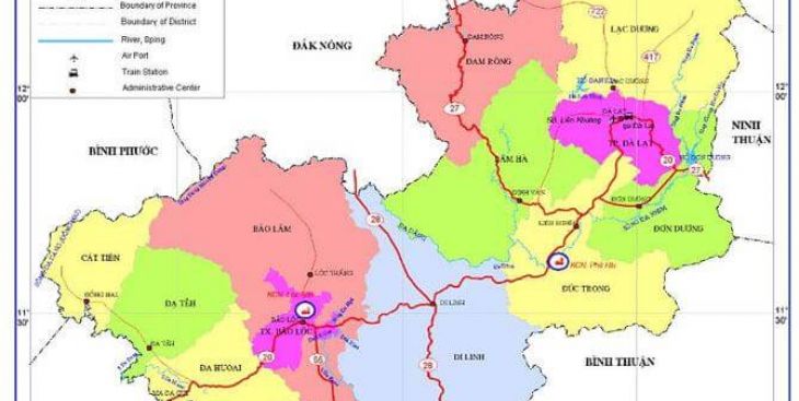 Các loại bản đồ huyện Bảo Lâm, Lâm Đồng MỚI nhất