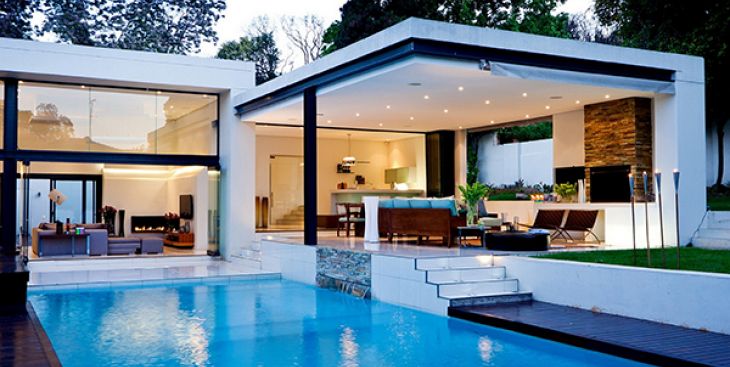 Thiết kế nhà vườn có bể bơi: nguyên tắc thiết kế và xây dựng [Chính xác nhất]