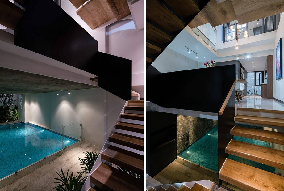 Xây bể bơi mini trong nhà-1