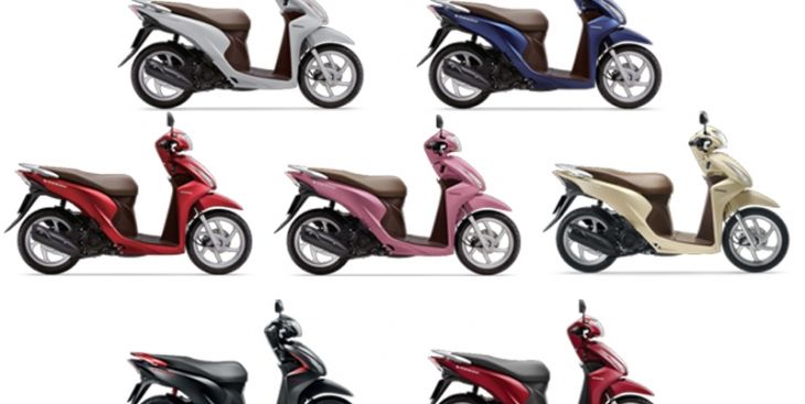 Thông tin về các màu xe Vision 2017 được ưa chuộng nhất hiện nay