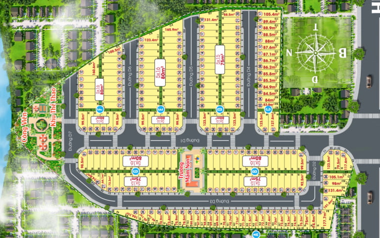 Mặt bằng dự án
