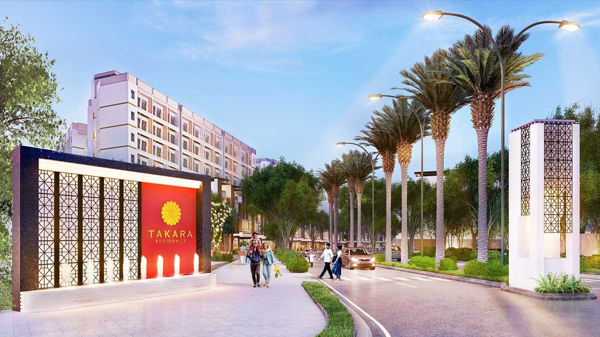 Cổng vào Takara Residence Bình Dương