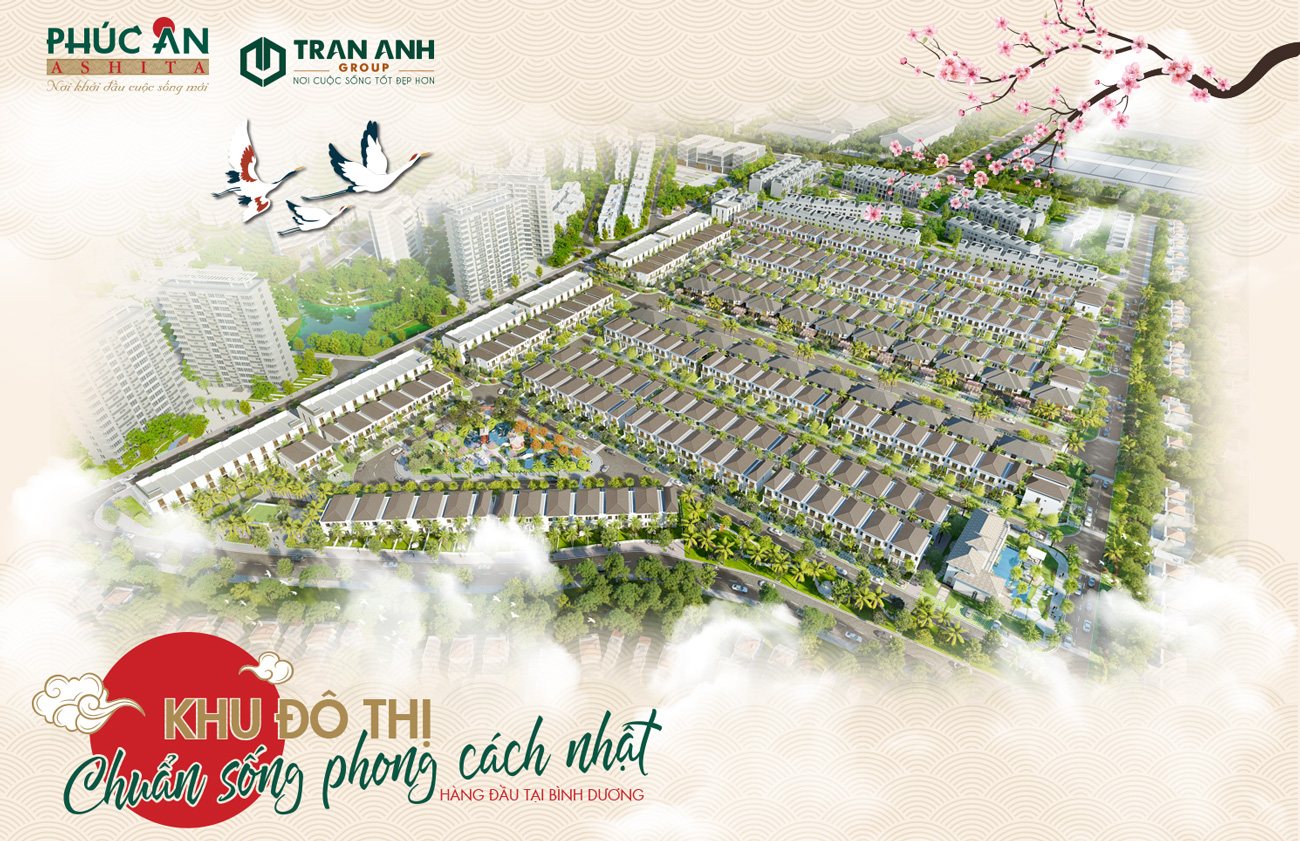 Tổng thể khu đô thị Phúc An Ashita