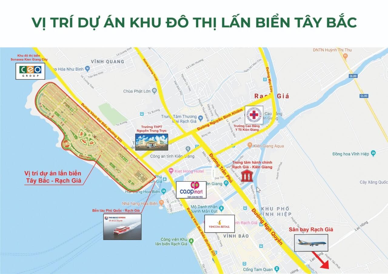 Khu đô thị Tây Bắc Rạch Giá Kiên Giang 2