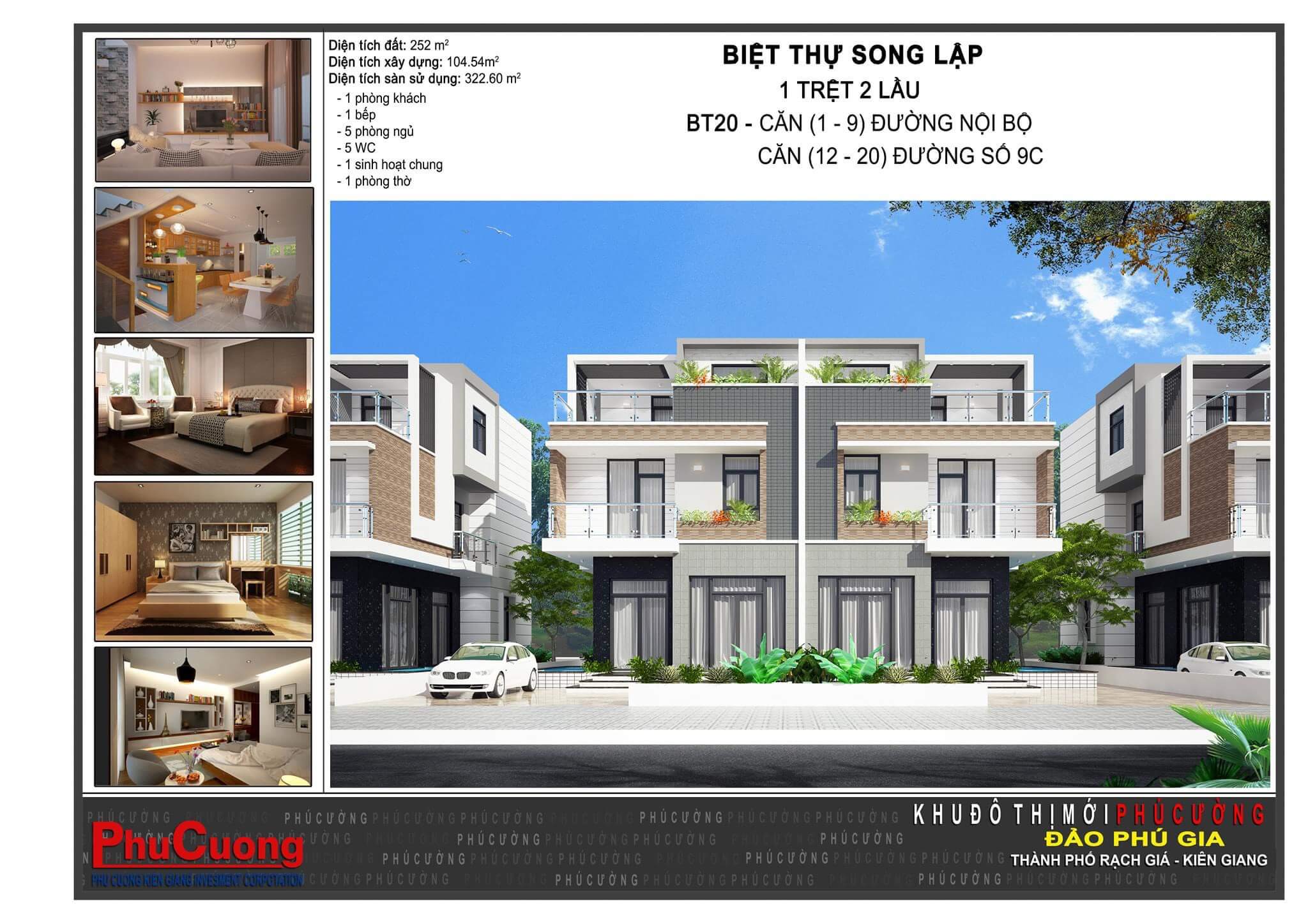 Giá nhà Khu đô thị Phú Cường Kiên Giang 2