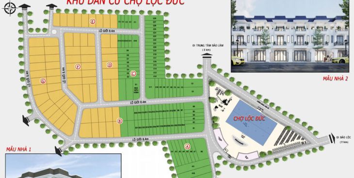 Giá bán Chợ Lộc Đức 2023 - Báo giá đất nền, ki ốt (Chính xác)